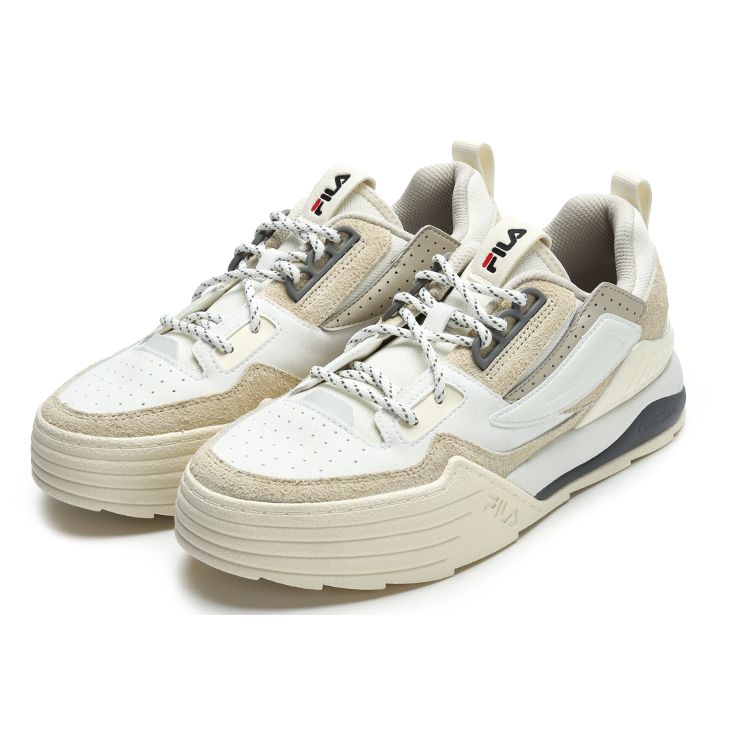 Fila Пала Ткань Синтетическая Кожа Спорт Повседневный Современный Низкие Кроссовки Женские кроссовки Белый F12W311203FBA