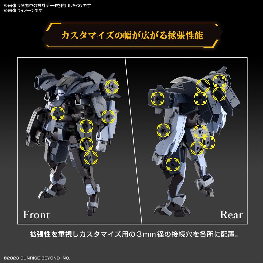 HG Кёкай Сэнки Гокуко но Соуки Аарон Рино (Эксклюзивная машина Грейди) Пластиковая модель с цветовой кодировкой в масштабе 1/72