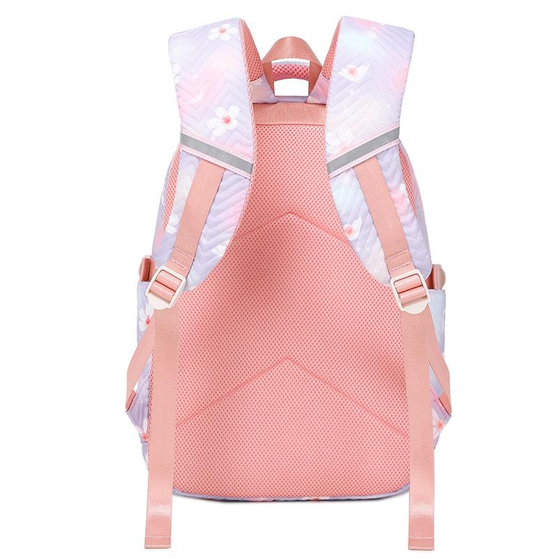 Women Backpack Printed Bag Three-piece Set Clear Sweet Student Backpack Fashion Backpack
