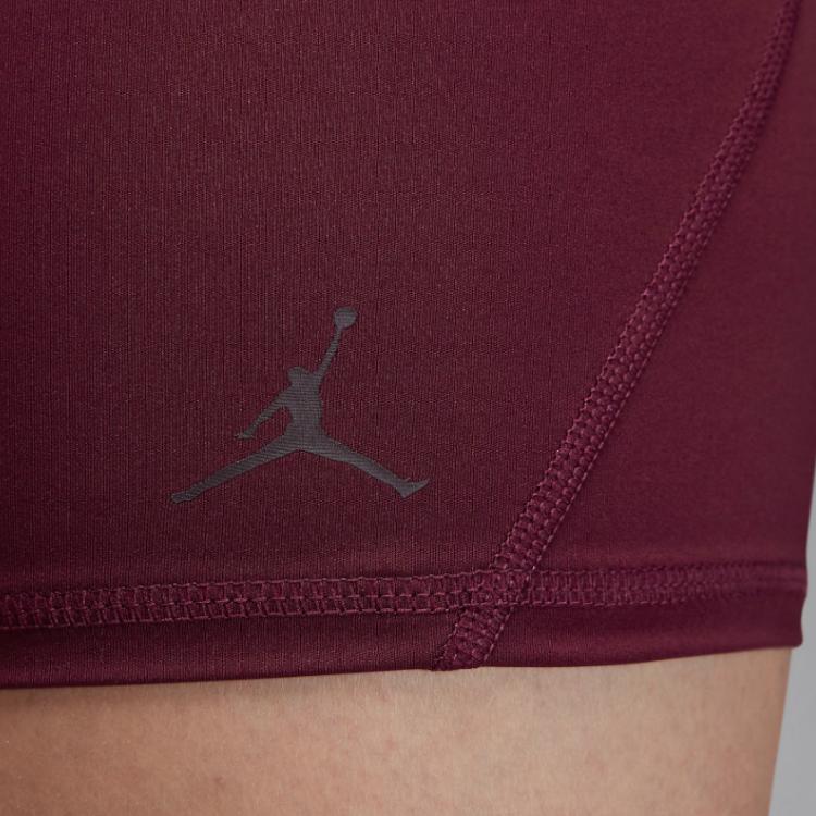 Jordan Спортивные шорты с цветным принтом и буквами, женские шорты, цвет Night-Red FB4623-681