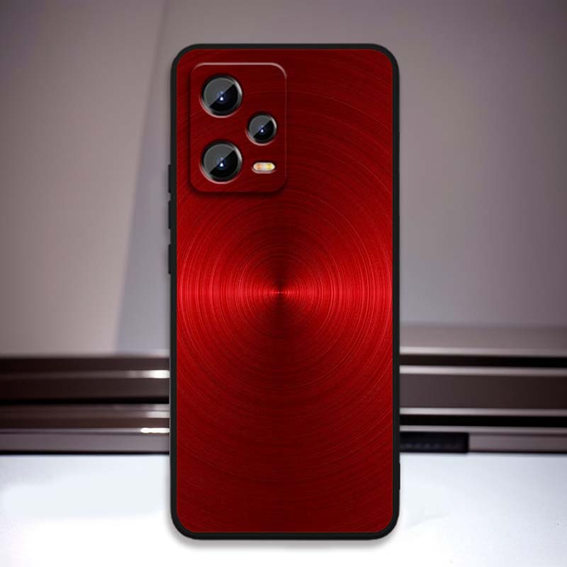 Арт цветной светящийся узор Чехол для телефона Для Xiaomi Redmi Note 15 14 13 12 12S 11E 11 11S Pro Plus 4G 5G Черный Мягкий ТПУ
