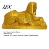 Sphinx Statue Egyptian Collectible Figurine, 3D Printed Mini Statue, Versatile Desktop Decor Vintage Egypt Souvenir Ornament for Home Decoration