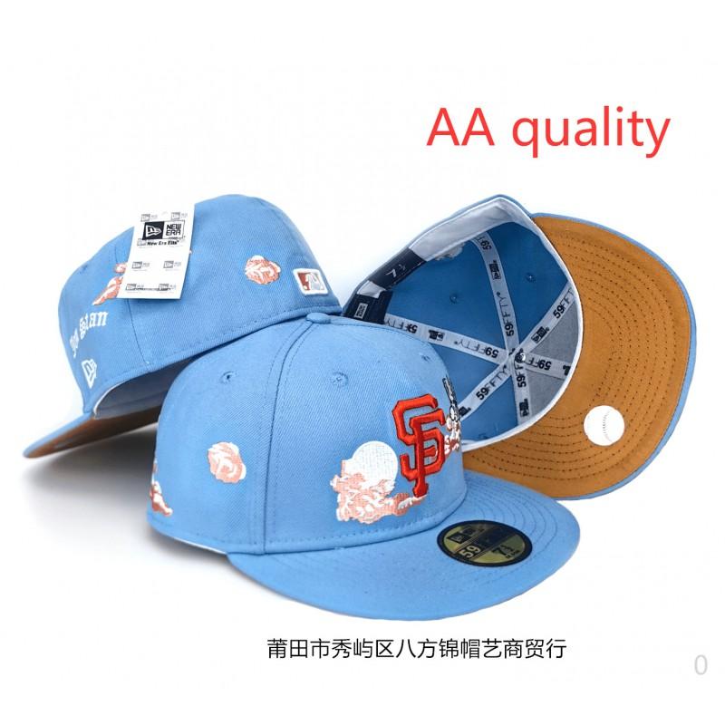MLB Baseball Cap AA Flat Brim Fashion Sun Hat Men Women