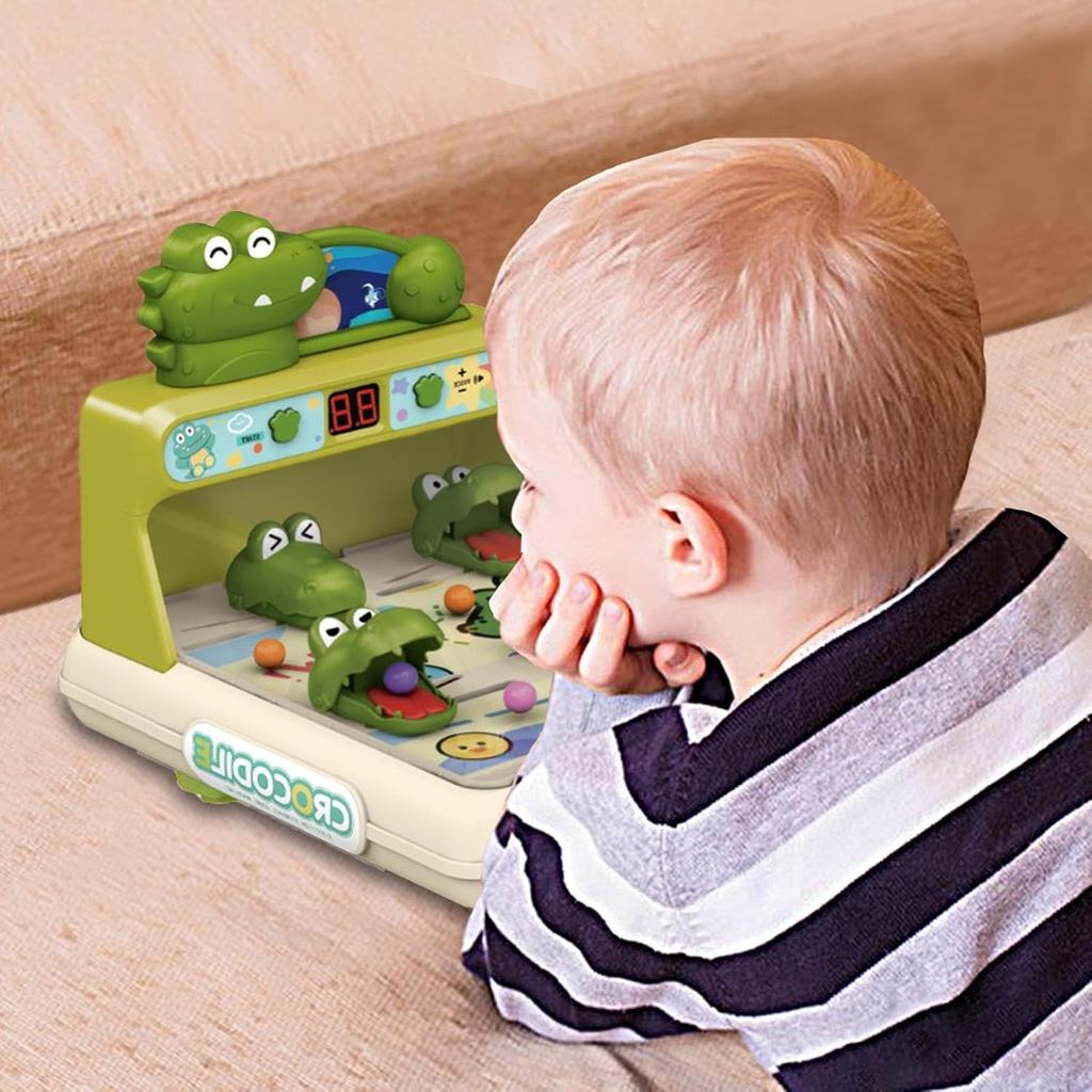 Miniature Pinball Games with Sounds & Light Dinosaur Themed Shooting Game Classic Tabletop Games Halloween Xmas Gifts for Boys