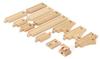 BRIO Starter Rail Set (13 Pieces) 33394, for Ages 3 and Up. [Toy, Wooden Toy, Wooden Rail, Gift (Birthday/Christmas)]