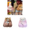 Rilakkuma Cute Dot Pattern Student Backpack With Spacious Main Compartment