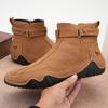 2024 Retro Boots Men's Genuine Leather Large Men's Shoes High Top