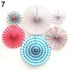 Party Decor Birthday Decor Supplies Tissue Paper Flower Paper Crafts Wedding Fans Paper Fan Flowers