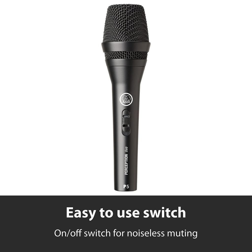 AKG P5 S Supercardioid Vocal Microphone with Switch
