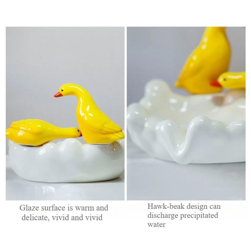 Керамическая мыльница Прочная Влагостойкая Наклонная конструкция Дренаж Быстрая мыльница Красивая Легко чистить и поддерживать Мыльница