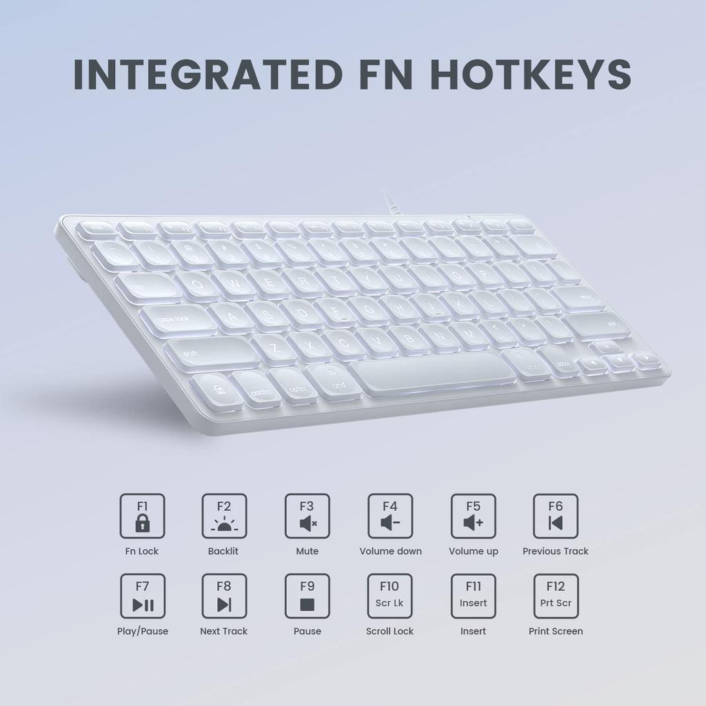 Клавиатура Perixx Backlit MacOS совместимая с PERIBOARD-332MW (Японская раскладка)