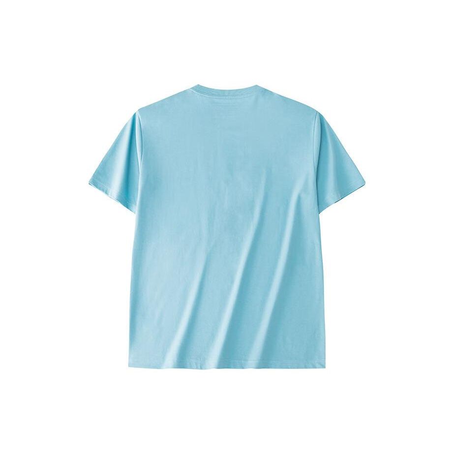 Anta Basketball Series Letter Round Neck Breathable Sports Short Sleeve T-Shirt Men Tops Mallow-Green 152421104-2