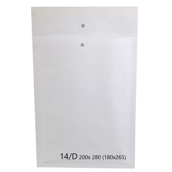 ЭКО-БУМАГА - Набор конвертов-пузырьков формата 14/D формата А4. (Внутреннее разрешение 180x265.) - Подарочный конверт - (50)