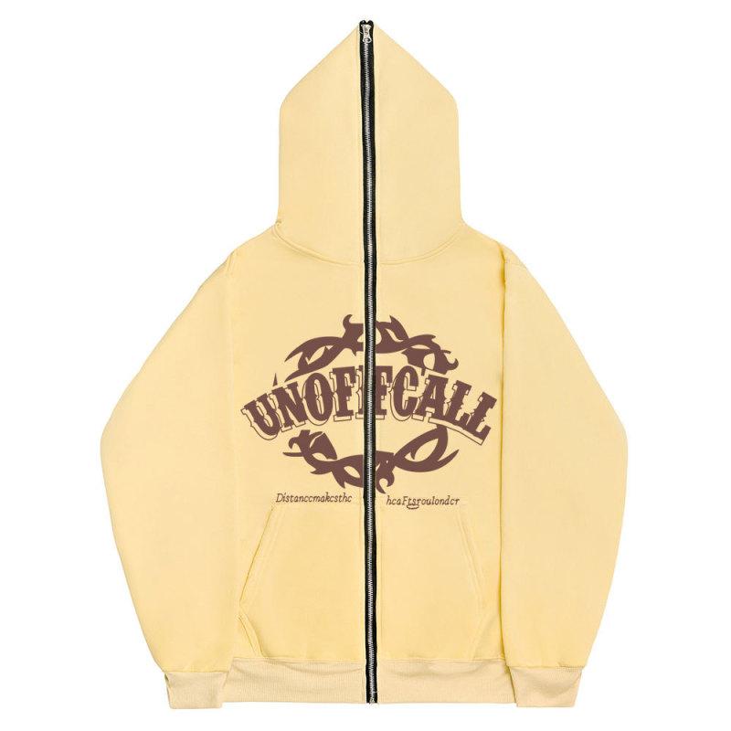 2023 Amazon Европа и Америка Темная спортивная рубашка Мужские и женские толстовки Готическая пара Повседневная универсальная толстовка на молнии