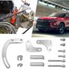 Baiann SBC Power Steering Pump Bracket 350 V-Belt Slotted Adjustable LWP 305 327 383 5.0L 5.7L V8 Compatible With 350 Small Block Chevy Long Water