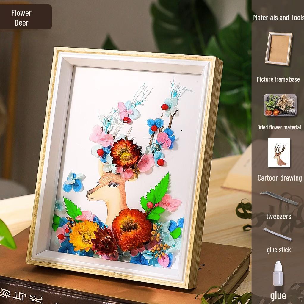 DIY Dried Flower Photo Frame Kit: Women's Day Gift & Children's Icebreaker Activity