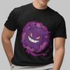 Gengar Pokémon Graphic T-Shirt Men Unisex Cotton Tee Funny Anime Ghost Type Top