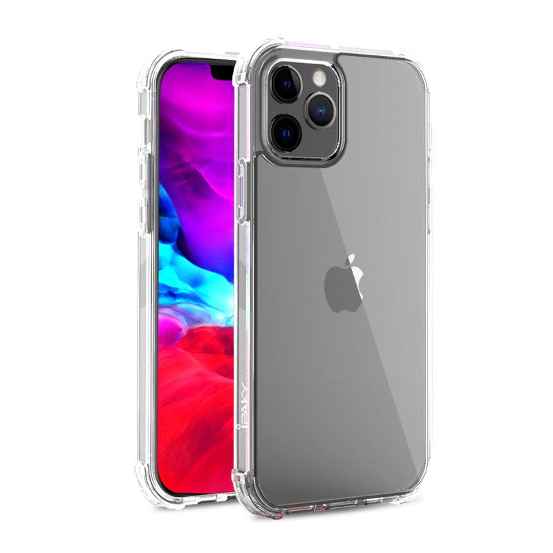 Подходит для чехла для телефона Apple 12pro дюймов, противоударный, защитный чехол для iPhone12mini дюймов, прозрачный Promax