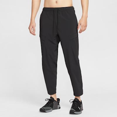 Nike Мужские черные брюки-карго Dri Fit, умеренные