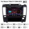 Android Car Radio Multimedia Video Player for Nissan Tiida C11 2004-2013 With Button Knob WiFi BT 2 Din 1+16GB