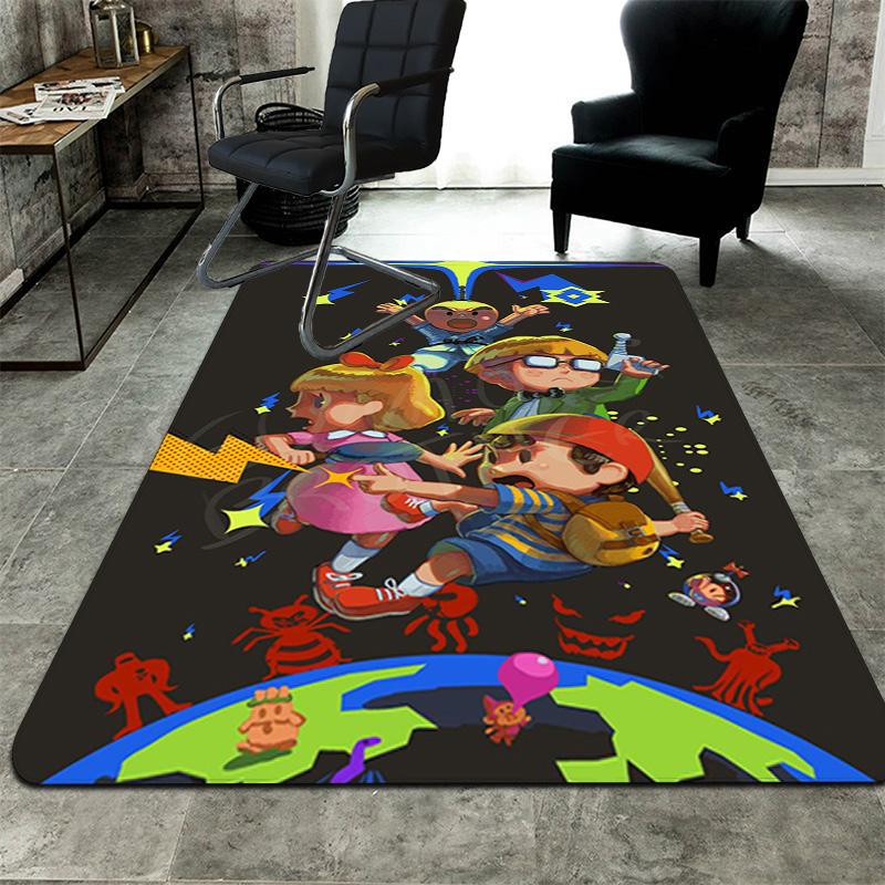 Retro Video Game Characters Rug Floor Mat for Living Room or Bedroom Soft and Comfortable Carpet a Gift for Birthday and Holiday.