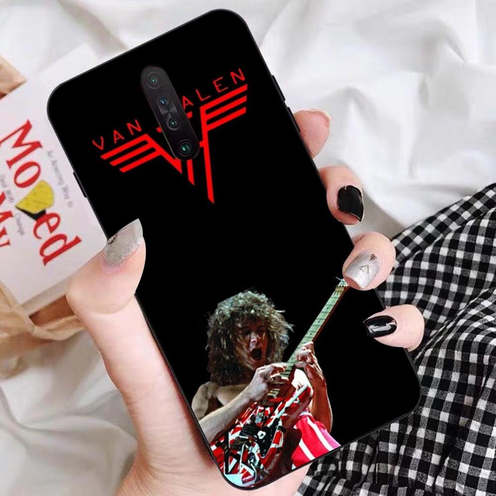 Чехол для телефона E-Eddie V-Van-Halen Music Guitar для Redmi 5 6 7 8 9 10 Plus Pro 6 7 8 9 A GO K20 K30 K40 Pro Plus F3 Fundas