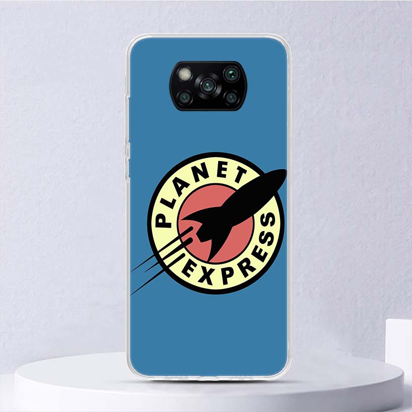 Futurama Planet Express Soft Case For Xiaomi Poco X7 X6 X5 X4 X3 Nfc F7 Ultra F6 F5 Pro Phone Cover F4 Gt F3 M5S M4 M3 M5 M6 Coq