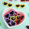 50pcs Flat Back Resin Mini Sunglasses Heart-Shaped Simulation Toy Kawaii Resin Ornaments  Scrapbook