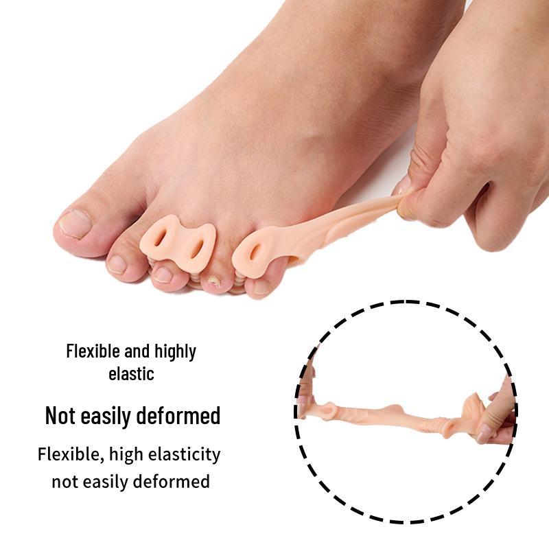 Silicone Little Toe Separator for Valgus/Varus Correction - Wearable in Shoes