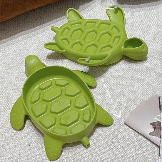 1/2 шт. Мыльница в виде черепахи, материал ПП, держатель для мыла, для душа, ванной комнаты, кухни, противоскользящий поддон для мыла, домашний декор