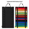 Wall Mounted Taekwondo Belt Display Rack 12 Belts Karate Belt Display Rack Hang Karate Belt Display Martial Arts Belts Organizer