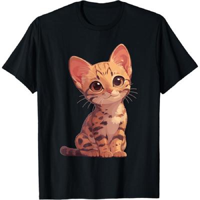 Бенгальские кошки Футболка с бенгальской кошкой(1)