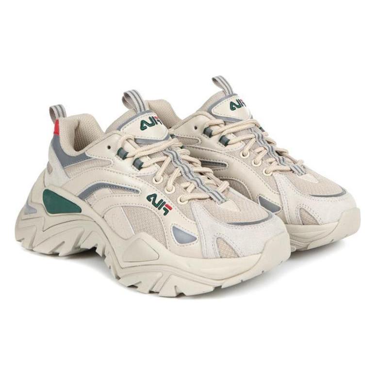 Fila Светящиеся кроссовки Interation 'Бежевый Зеленый Красный' 1JMO1283_142