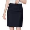[billevan] узкая юбка женская разрез OL офисная юбка растягивается работа в офисе поиск работы поездка на работу (JP, алфавит, L, черный)