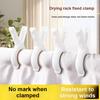 10 шт. Новая бытовая пластиковая вешалка для одежды без клея для постельного белья, устройство для фиксации от ветра для сушки, специальный фиксатор для сушки одежды