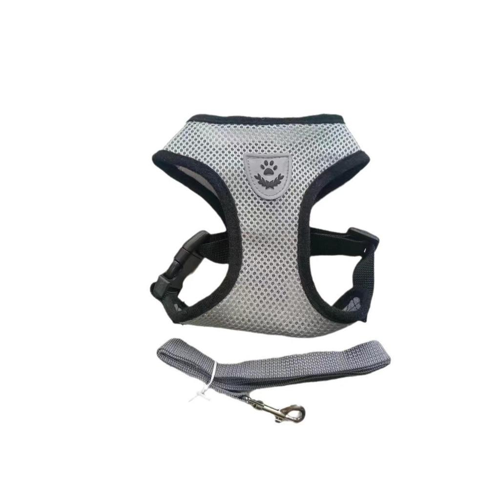 Регулируемая сетчатая шлейка для маленьких/средних собак — дышащая и неразрывная