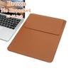 Multipurpose Laptop Sleeve 13/14/15/16 Inch With Bracket Waterproof Laptop Bag Laptop Case Macbook Sleeve Air Pro PU Leather