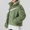 Nike Повседневная куртка с воротником-стойкой из искусственной норки с логотипом и принтом зеленая женская куртка FN0461-386