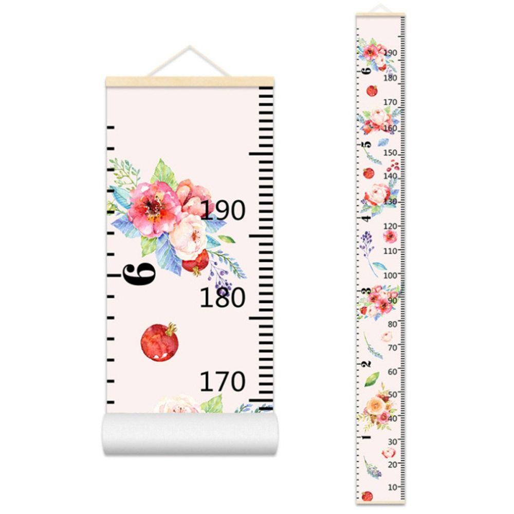 Тканевая таблица роста ребенка с рисунком на стене, линейка для измерения, украшение для дома