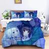 3D Print Anime Nekopara Sexy Girl Bedding Set Printed Bed Set With Pillowcase Duvet Cover Soft Queen King Size Bedclothes Home