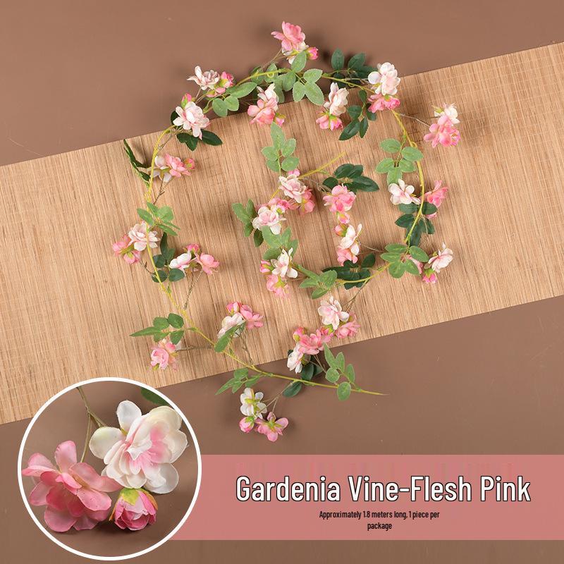 Ротанг Пластиковая Роза Лоза Искусственные Цветы для Свадебного Декора, Подвешивания к Потолку или Стене и Маскировки Труб Кондиционирования