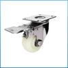 Rustproof 304 Stainless Steel Swivel Caster with Brake - 3, 4, 5 Inch Waterproof Wheels