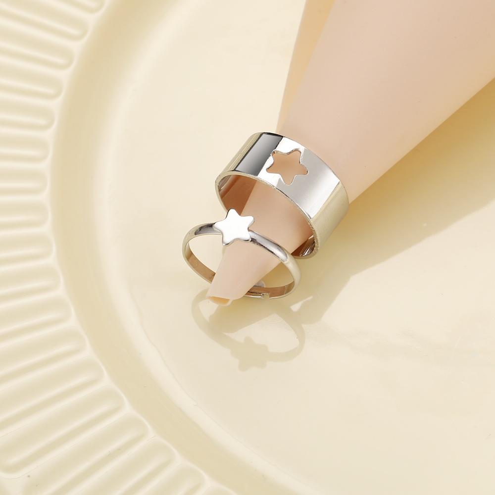 iF ME Модный комплект колец с бабочкой и сердцем, элегантные золотые, серебряные кольца для пар, аксессуары, ювелирные изделия