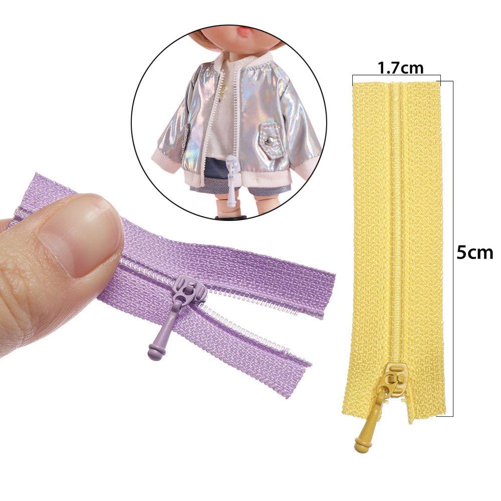 Clothes Accessory Doll Clothing Zippers Garment Applique Mini Zipper Handmade Sewing Scrapbooking