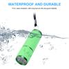 Portable Mini Torch 9 LED Flashlight Aluminum Alloy Night Fishing Torch with Lanyard Outdoor Camping Light Waterproof Flashlight