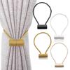 2pc Window Curtain Tiebacks Clip Strong Magnetic Tie Band Home Office Decorative Drapes Weave Holdbacks Holder