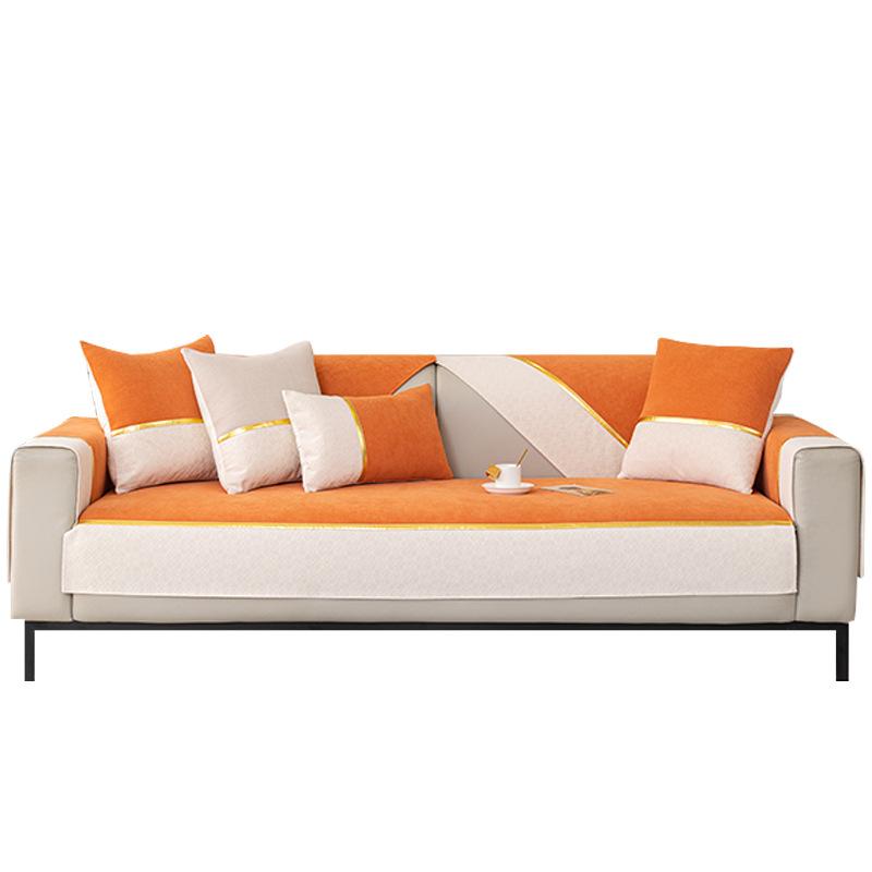 Подушка для дивана Chenier, легкая роскошь, высокий стиль, простой современный, нескользящая подушка для сиденья, универсальная для четырех сезонов, чехол для дивана, ткань для чехла