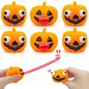 Staring Blankly Pumpkin Squeeze Toys Ghost Halloween Fidget Toy Pumpkin Fidget Toys Soothing Toy