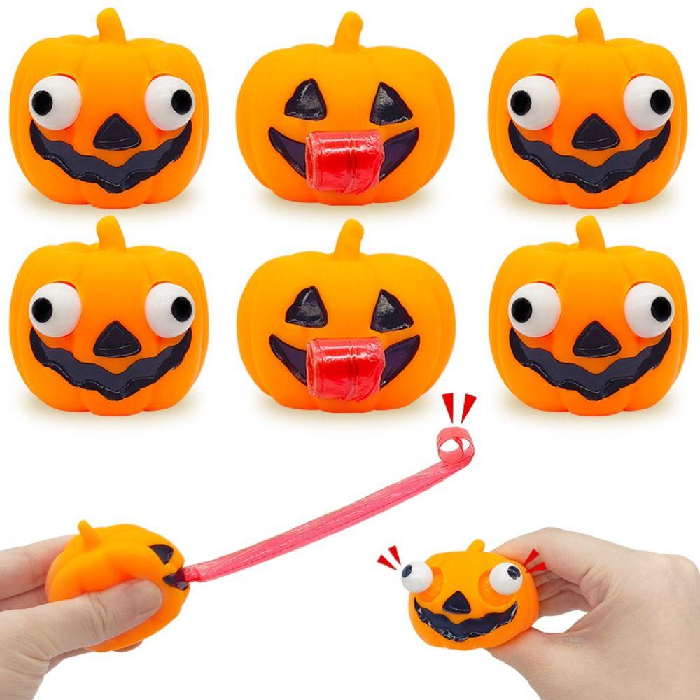 Ghost Pumpkin Squeeze Toys Skull Halloween Fidget Toy Pumpkin Fidget Toys Wrist Movement
