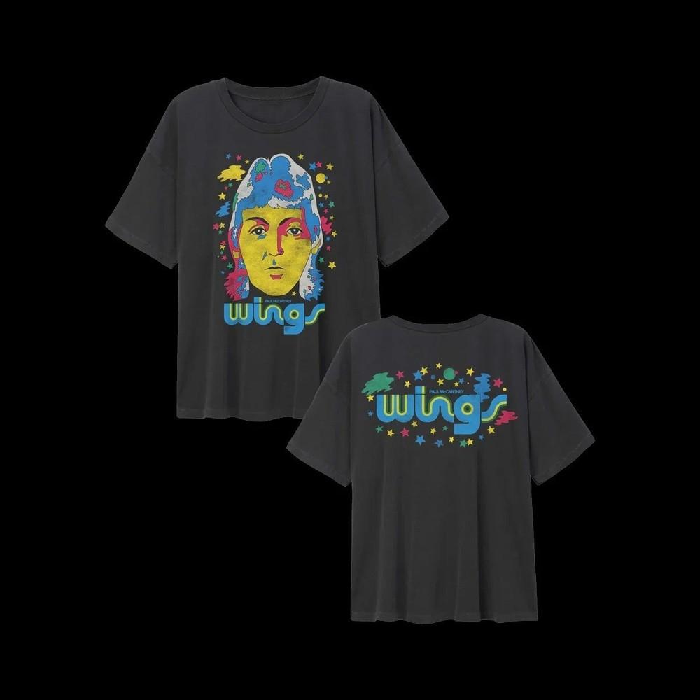 Wings Band 2 Sides Heavy Cotton Black S to 5XL Shirt BB786 Unisex T-Shirt